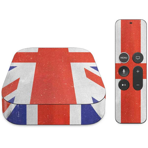 United Kingdom Flag Distressed Apple TV Skin